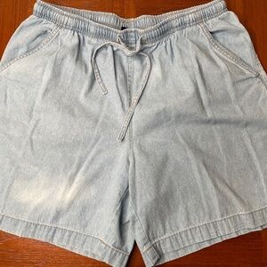 Gloria Vanderbilt Casuals Shorts Size L Elastic Waist